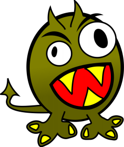 254x300 Evil Monster Clipart