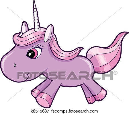 450x397 Clip Art Of Evil Purple Unicorn Animal Vector K8515687