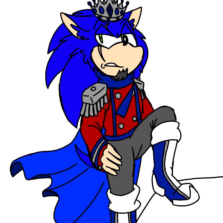 768x768 Evil King Sonic By Splashiebro