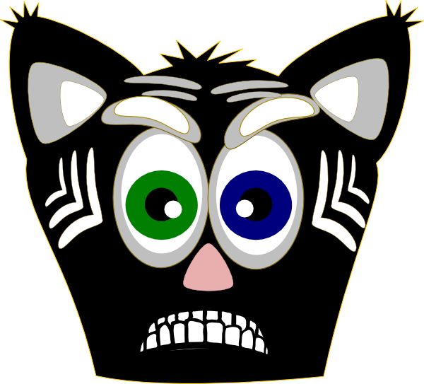 600x543 Hahaha Evil Cat Ahhhhhhh!!!!!1 Clip Art