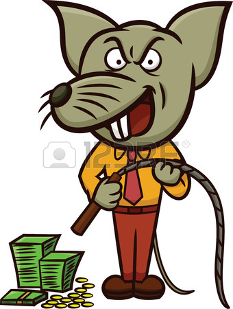 340x450 Cartoon Of A Ninja Rat With Sword Royalty Free Cliparts, Vectors