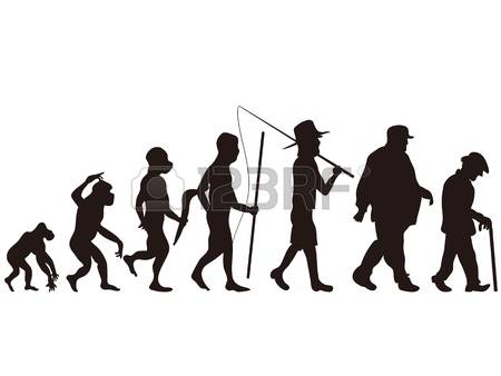 450x338 Evolution Of Man Clipart