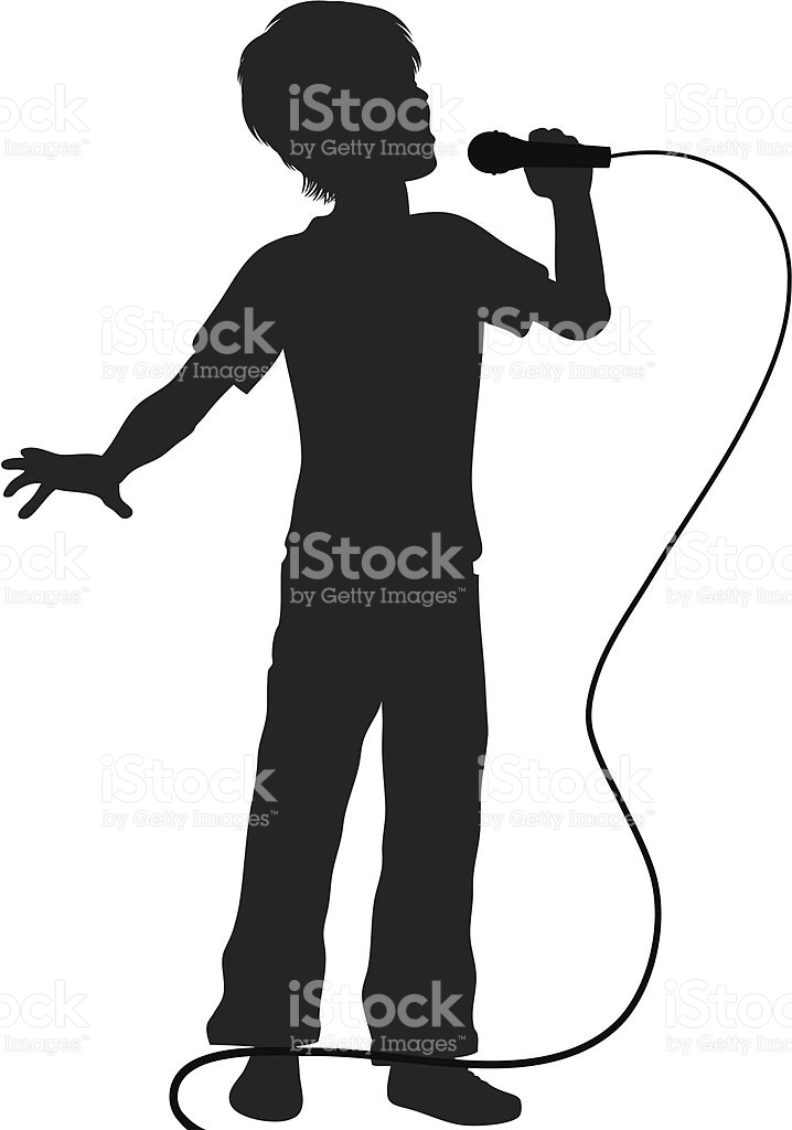 718x1024 Singer Clipart Vector