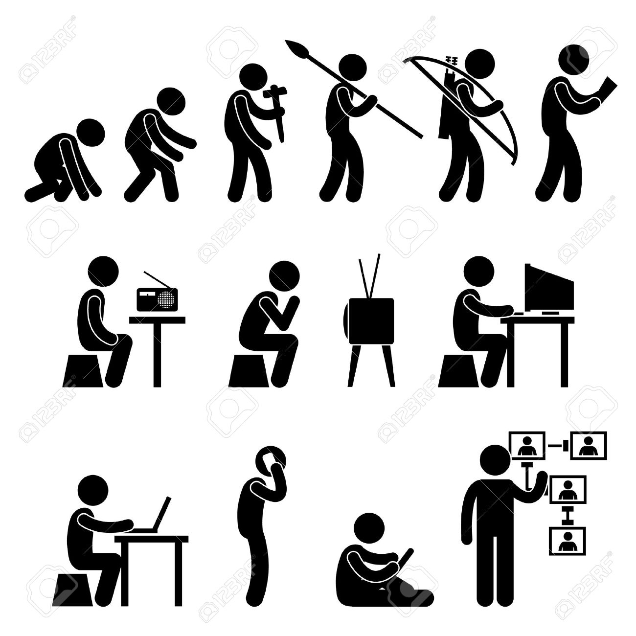 1300x1300 Evolution Clipart Free