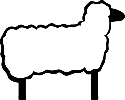 425x341 Sheep Clip Art Download