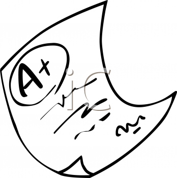 348x350 Paper Clipart Exam Paper