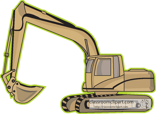 500x367 Excovator Clipart Excavation
