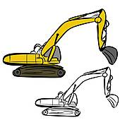 170x170 Clipart Of Excavator K5328332