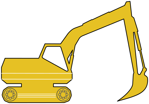 508x355 Excavator Clip Art Download