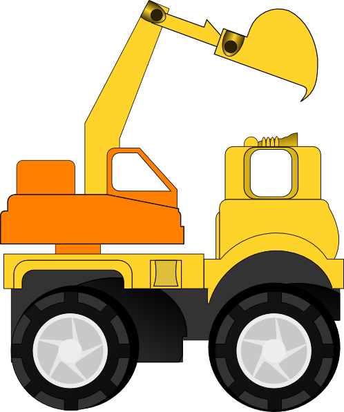 498x597 Excavator Clip Art