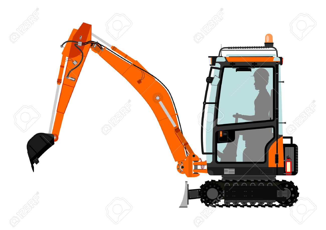 1300x918 Excovator Clipart Mini Excavator