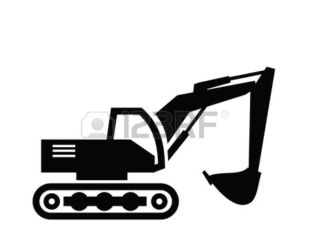450x362 992 Mechanical Excavator Cliparts, Stock Vector And Royalty Free