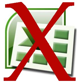 286x297 Microsoft Excel 2007 Logo With Red X Razorleaf