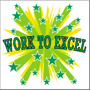 304x304 Clip Art Starburst Work To Excel Color I Abcteach