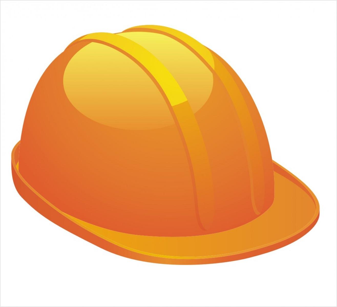 1316x1198 Hd Excellent Orange Hard Hat Clip Art Draw Images