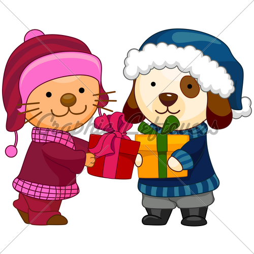 500x500 Gift Exchange Clip Art