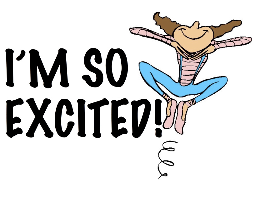 816x650 Im So Excited Clip Art Clipart