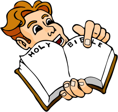 400x380 Image Excited Man Pointing To Page In Bible Bible Clip Art