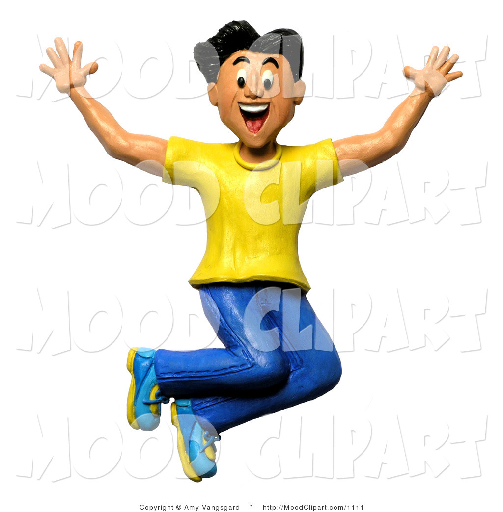 1024x1044 Jump Clipart Excited Boy