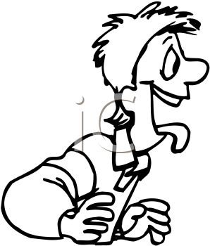 298x350 Picture Of Man Sticking Out His Tongue With Excitement In