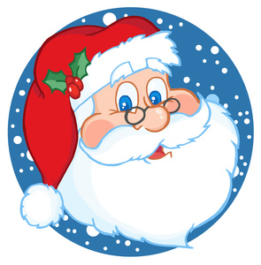 295x300 Santa Cartoon Clipart