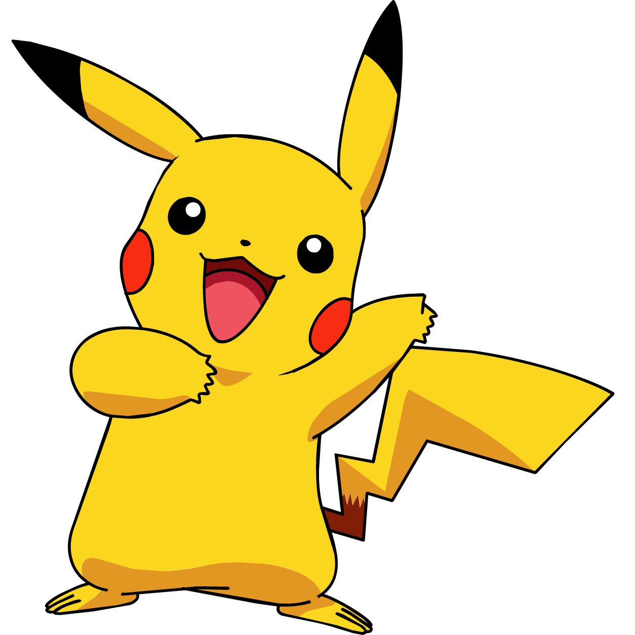 1254x1254 Pikachu Clipart Excited