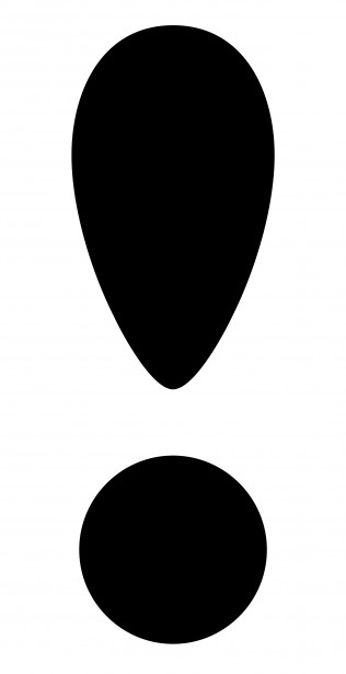 316x615 Exclamation Point Clip Art
