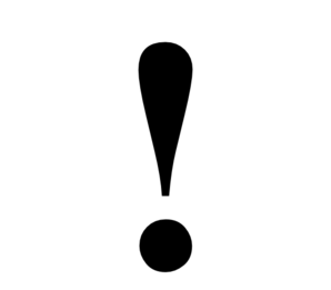 298x261 Exclamation Clip Art