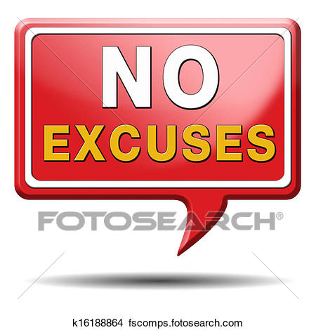 450x470 Drawings Of No Excuses Sign K16188864