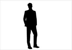 236x165 Executive Man Silhouette Graphics Silhouette Clip Art