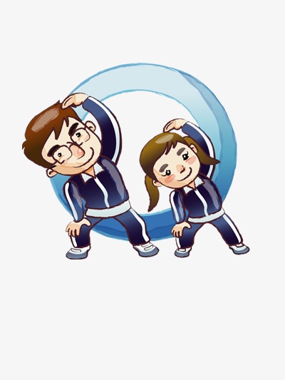 400x533 Exercise, Father And Daughter, Morning Png Image For Free Download