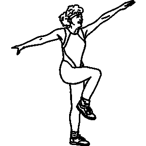 300x300 Balance Exercise Clip Art Cliparts