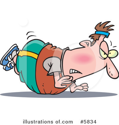 400x420 Funny Exercise Clip Art