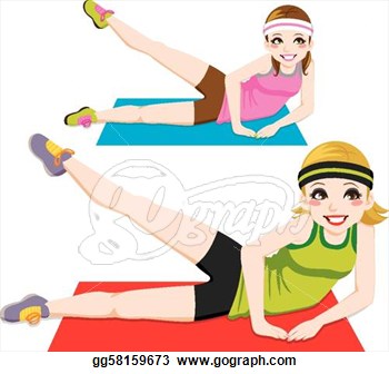 350x336 Cartoon Workout Clipart