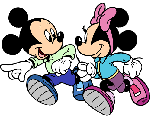 500x389 Mickey Amp Minnie Mouse Clip Art Disney Clip Art Galore