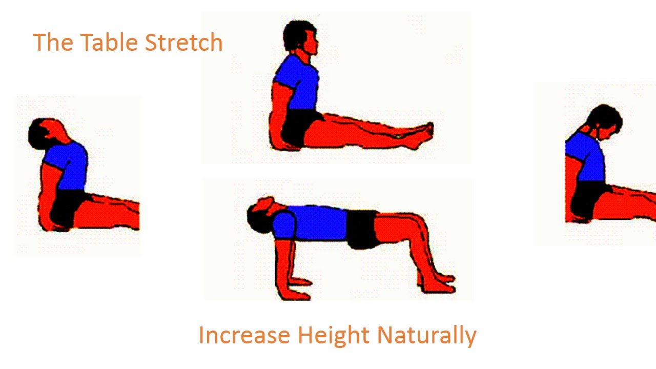 1280x720 How To Grow Tall Increase Height Exercise (The Table Exercise
