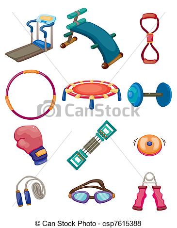 365x470 Work Out Equipment Clipart