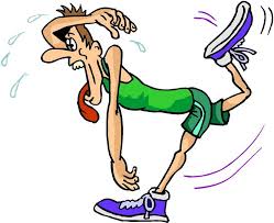 249x203 Exhausted Runner Clipart