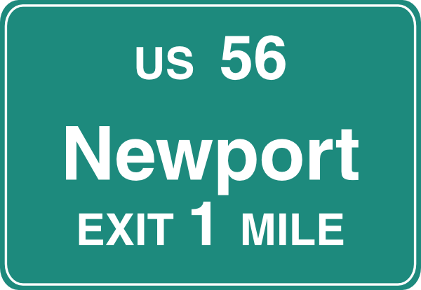 600x414 Highway Exit Sign Clip Art Cliparts
