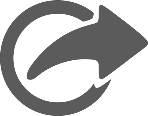 500x390 Vector Image Of Circular Grey Exit Icon Public Domain Vectors