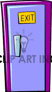 170x300 Door Clipart Exit Door