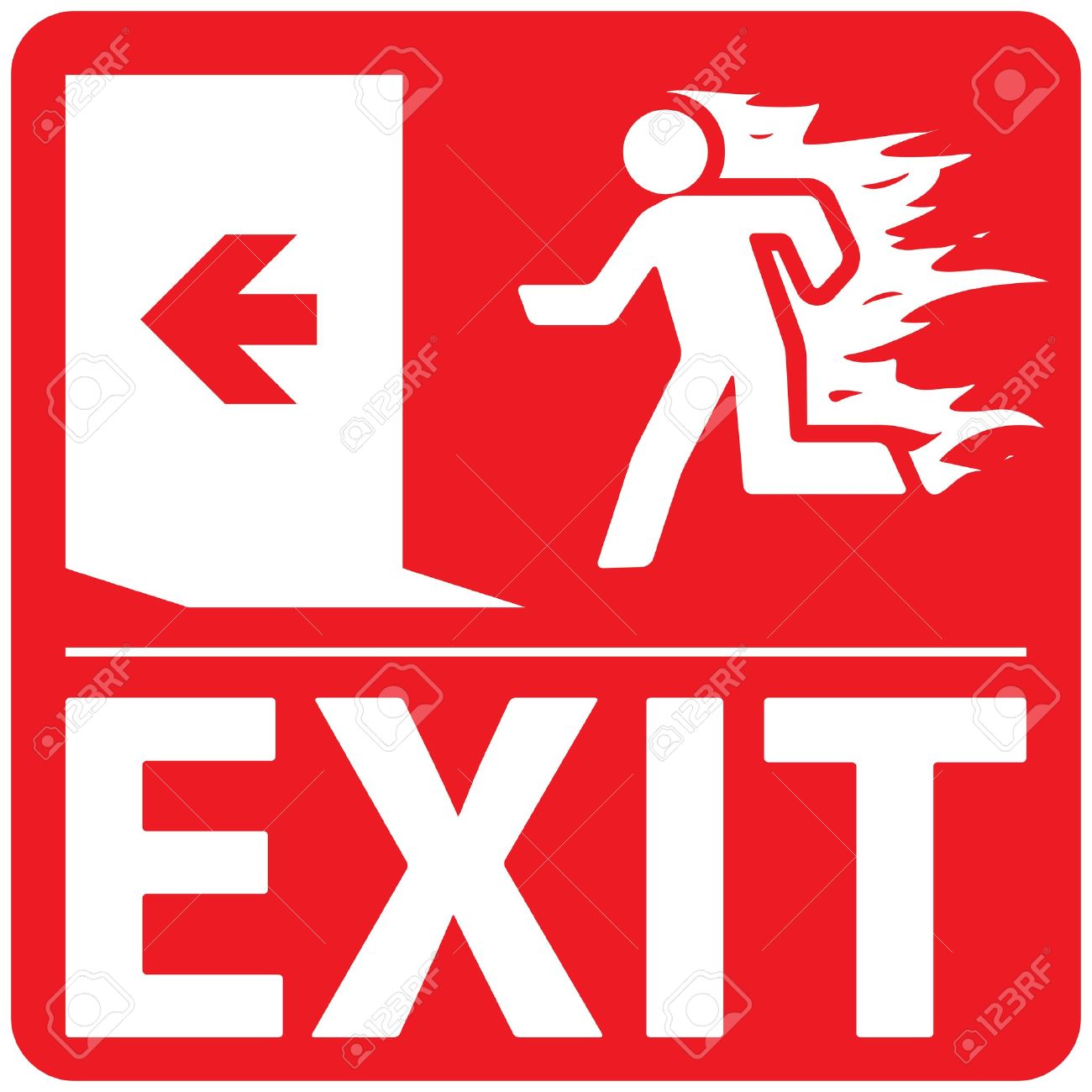 1300x1300 Emergency Exit Clip Art Cliparts