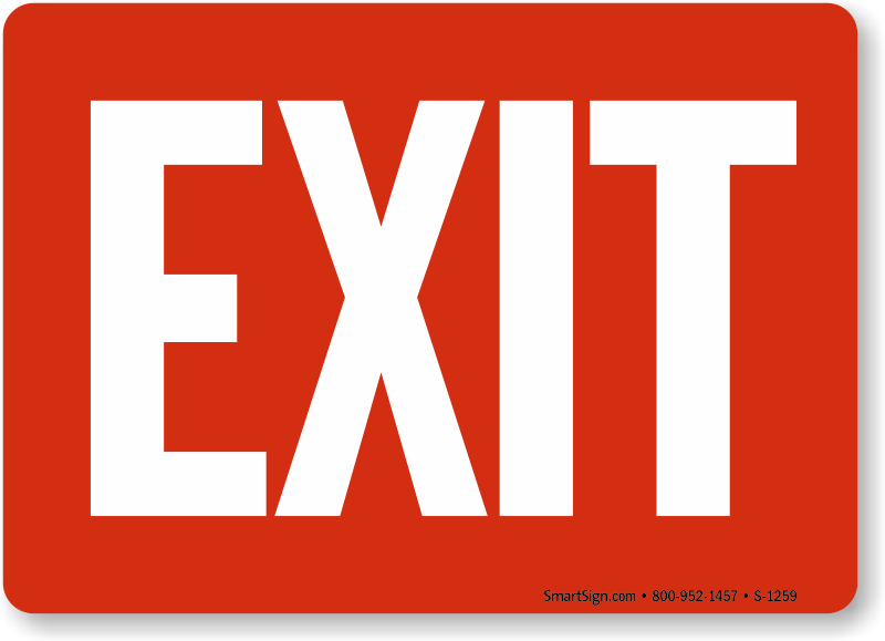 800x579 Web Leading Site For Exit Signs And Exit Entrance Signs, Sku S 1259