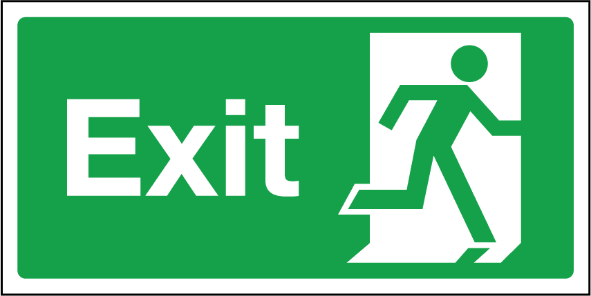 855x429 Emergency Exit Signs