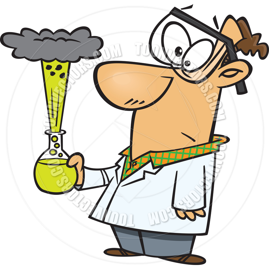 940x940 Cartoon Bad Science Experiment By Ron Leishman Toon Vectors Eps