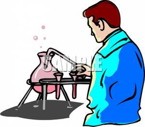 300x262 Experiment Man Clipart