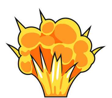 368x322 Explosion Free To Use Cliparts