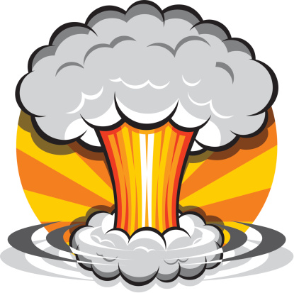 415x413 Nuclear Explosion Clipart Nuke