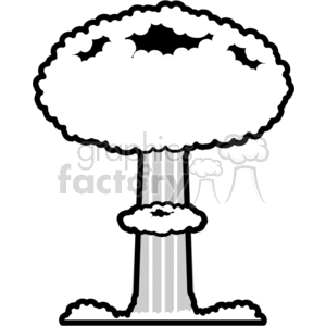 300x300 Royalty Free Nuclear Explosion 381917 Vector Clip Art Image