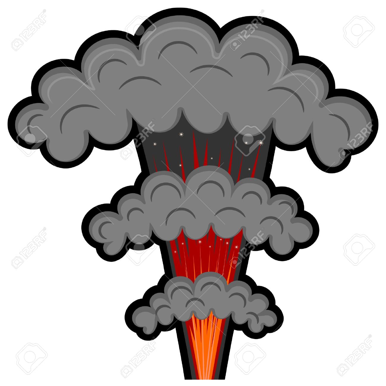 1300x1300 Explosions Clipart Smoke